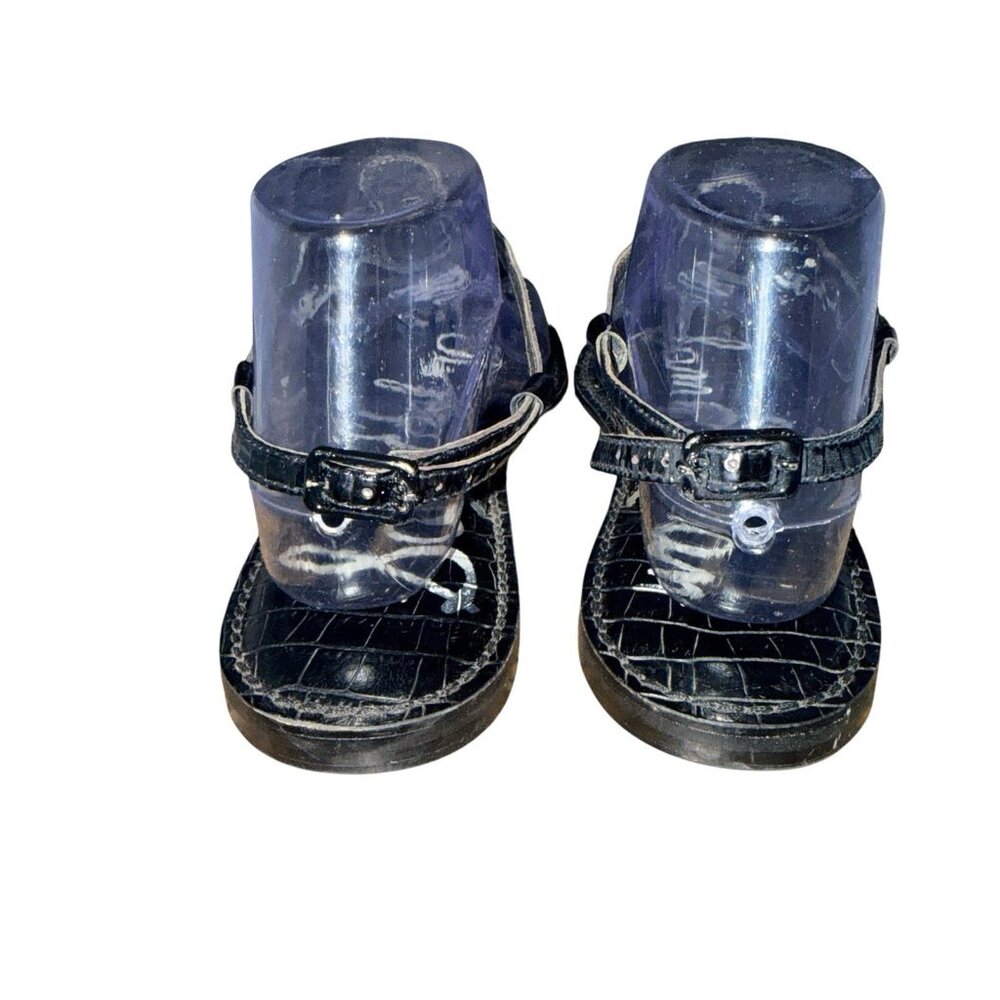 Sam Edelman Leather GIGI  sandals Us size 11 Black - Picture 5 of 6